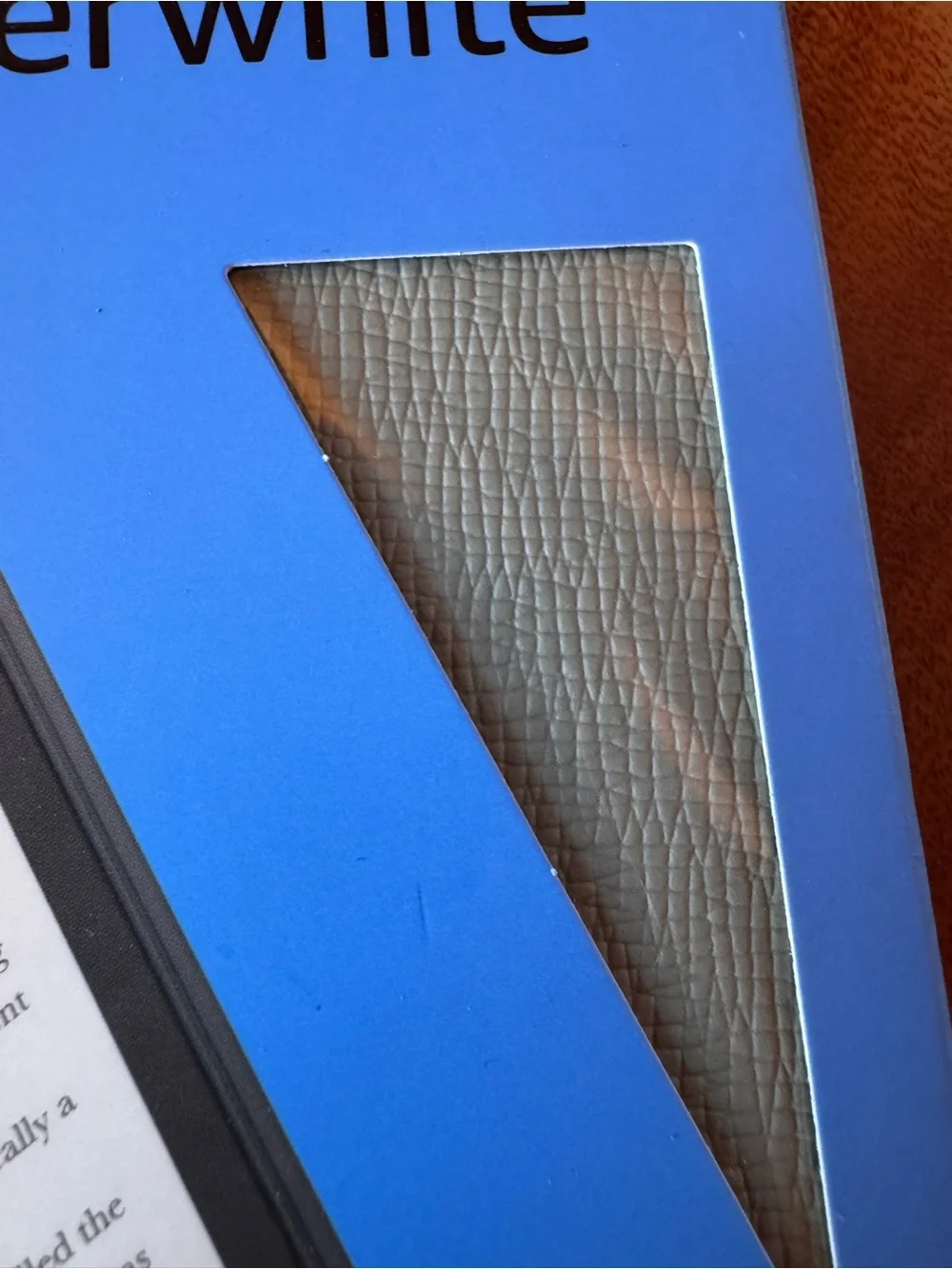 Amazon Kindle Paperwhite Leather Cover - Sage Green. For 11th Gen